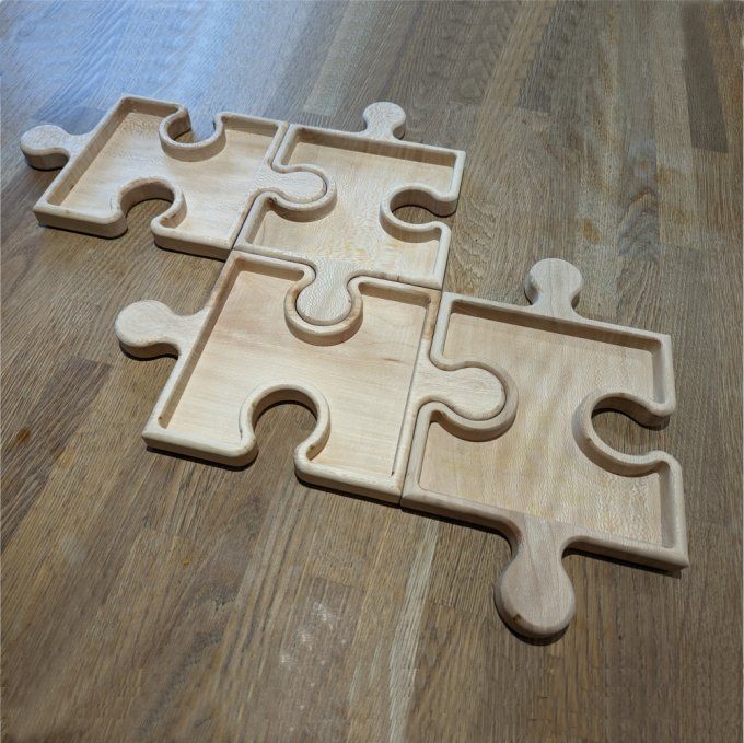 PLATEAU APERO PUZZLE x4