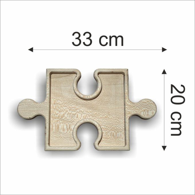 PLATEAU APERO PUZZLE x4